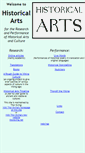Mobile Screenshot of historicalarts.co.uk